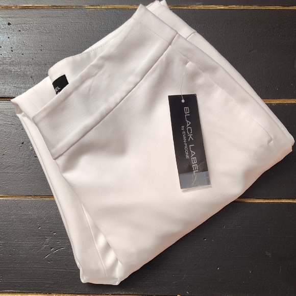 Black Label Pants - Black Label Crisp White Trousers